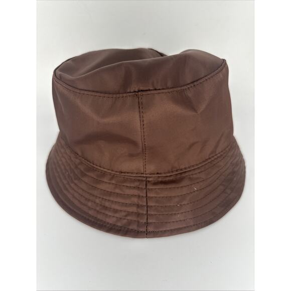 Prada Re-Nylon Bucket Hat Brown Unisex Tri-Angle Logo One size main image 5